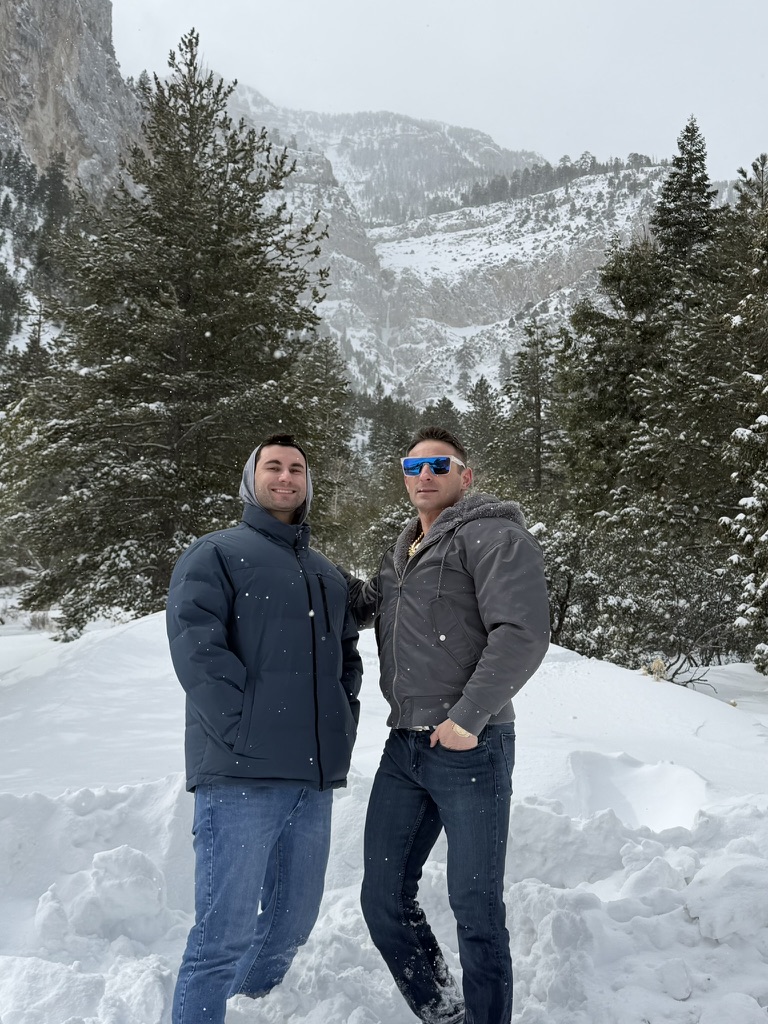 Jeremy Sigal active in the Mount Charleston snow